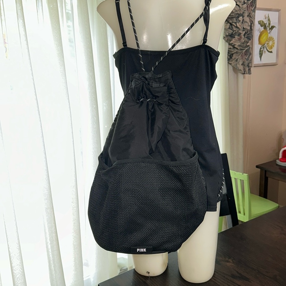 Pink Drawstring Backpack - image 3